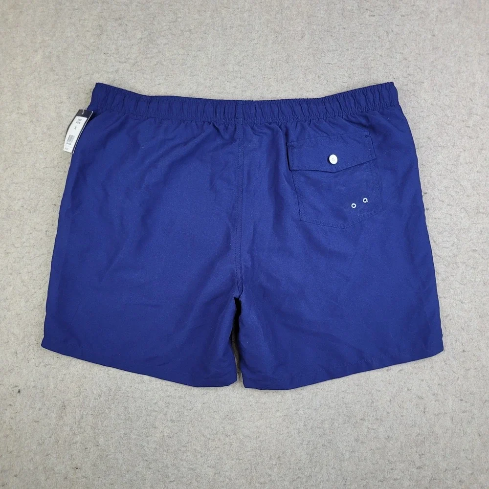 Crown Ivy‎ Swimming Shorts Mens XL Blue Eve Lined Board Shorts Drawstring NEW